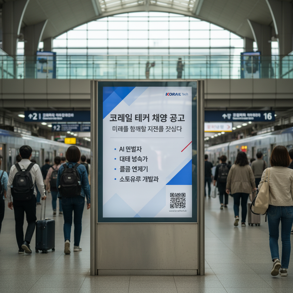 코레일 테크 채용 공고