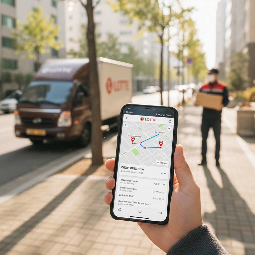 롯데 택배 배송 조회